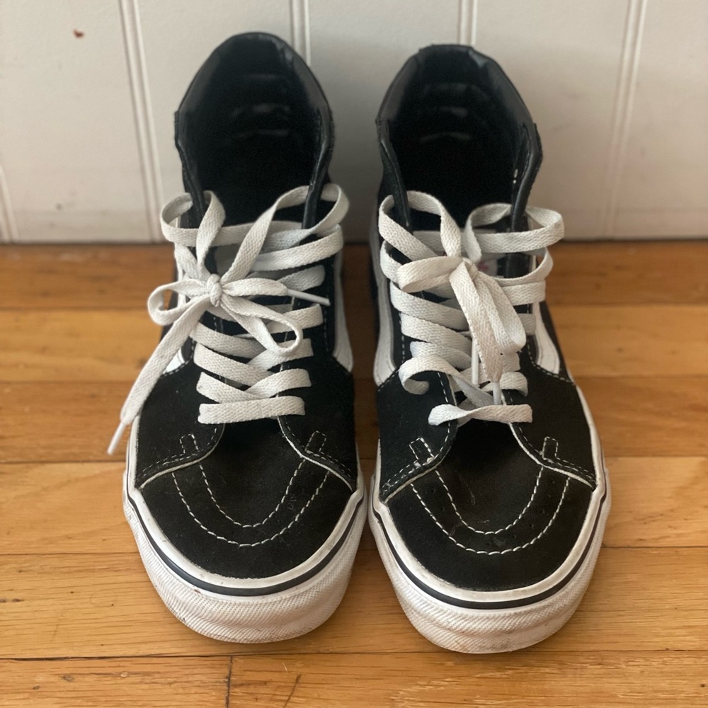 Women’s Vans Black and White Sneakers